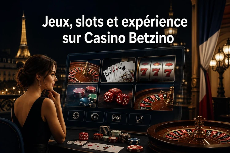 Jeux, slots et expérience sur Casino Betzino